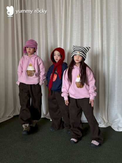 ロングパンツ・スウェットパンツ yummy&rocky | Leopard Print Thickened Fleece Pants レオパード柄 裏起毛 ストレートパンツ【mh0020061】