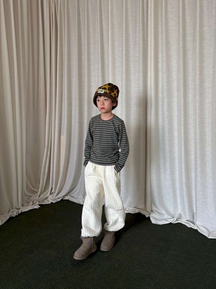 ロングパンツ・スウェットパンツ yummy&rocky | Logo Embroidery Thickened Fleece Pants ロゴ刺繍 裏起毛 スウェットパンツ【mh0020048】