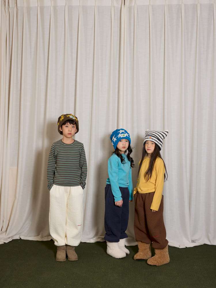 ロングパンツ・スウェットパンツ yummy&rocky | Logo Embroidery Thickened Fleece Pants ロゴ刺繍 裏起毛 スウェットパンツ【mh0020048】