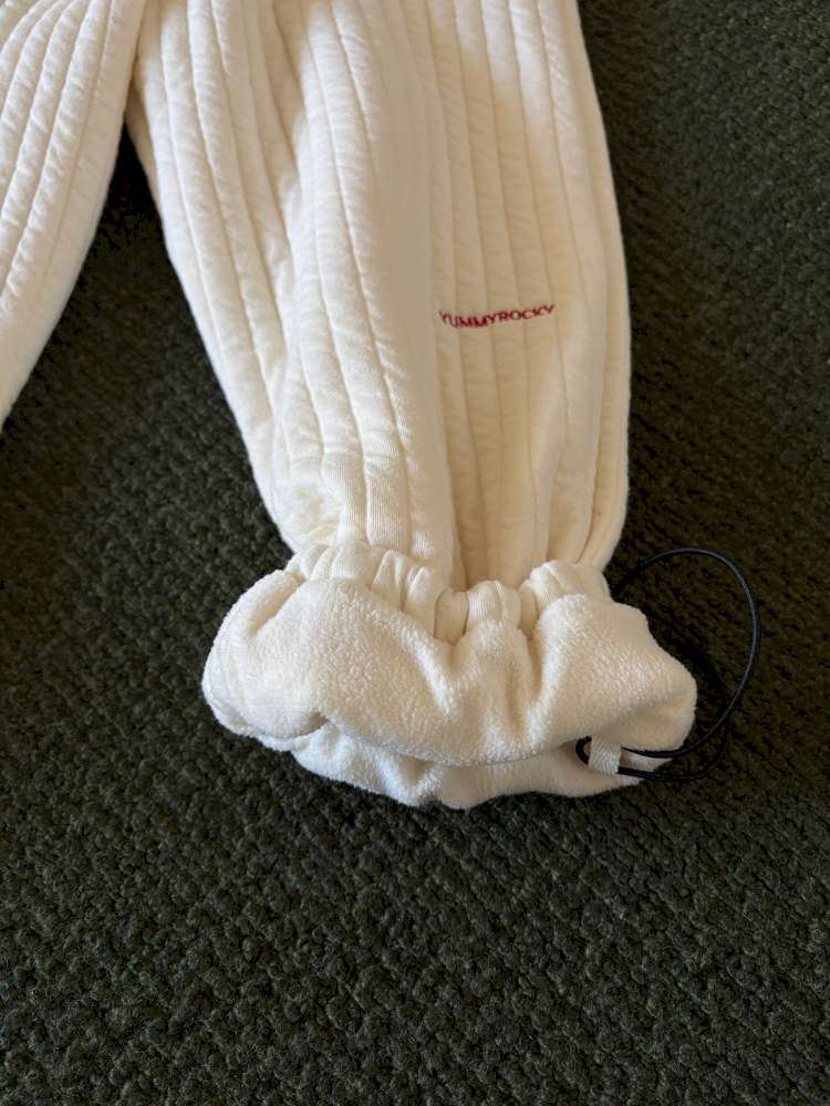 ロングパンツ・スウェットパンツ yummy&rocky | Logo Embroidery Thickened Fleece Pants ロゴ刺繍 裏起毛 スウェットパンツ【mh0020048】