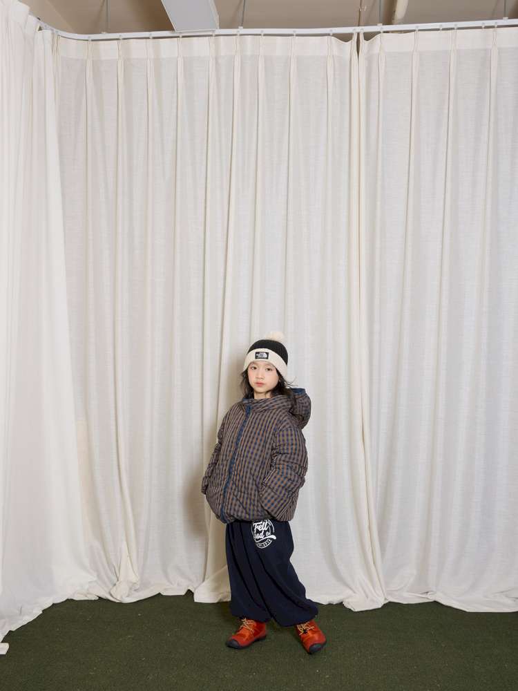 長袖セットアップ yummy&rocky | Patch Embroidery Printed Fleece Set 刺繍入り プリント裏起毛 セットアップ【mh0020051】