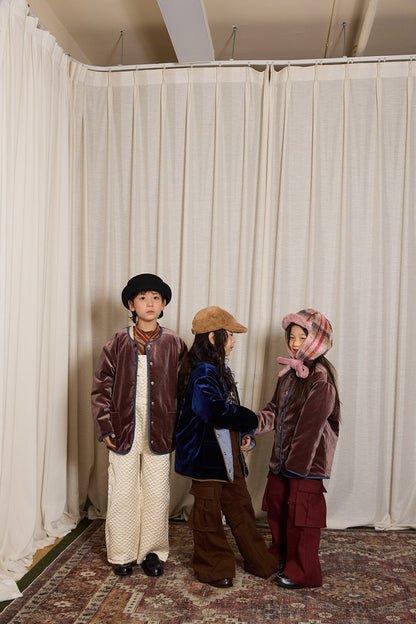 ショートコート・ジャケット・ジャンパー yummy&rocky | Pony Embroidery Quilted Jacket ポニー刺繍キルティングジャケット【mh0020092】