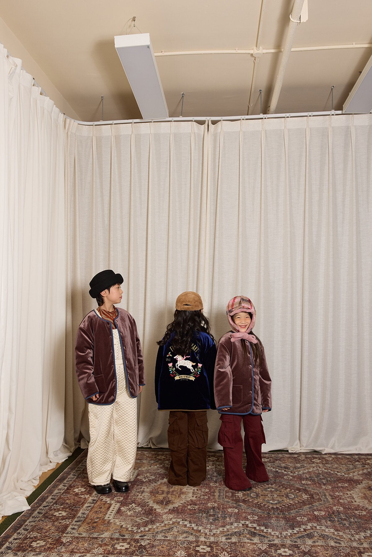 ショートコート・ジャケット・ジャンパー yummy&rocky | Pony Embroidery Quilted Jacket ポニー刺繍キルティングジャケット【mh0020092】