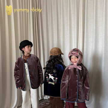 ショートコート・ジャケット・ジャンパー yummy&rocky | Pony Embroidery Quilted Jacket ポニー刺繍キルティングジャケット【mh0020092】