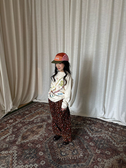 ロングパンツ・スウェットパンツ yummy&rocky | Star Print Cotton Corduroy Pants 星柄コーデュロイストレートパンツ【mh0020101】