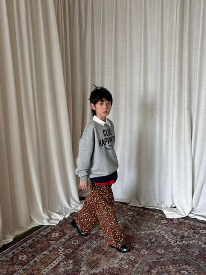 ロングパンツ・スウェットパンツ yummy&rocky | Star Print Cotton Corduroy Pants 星柄コーデュロイストレートパンツ【mh0020101】