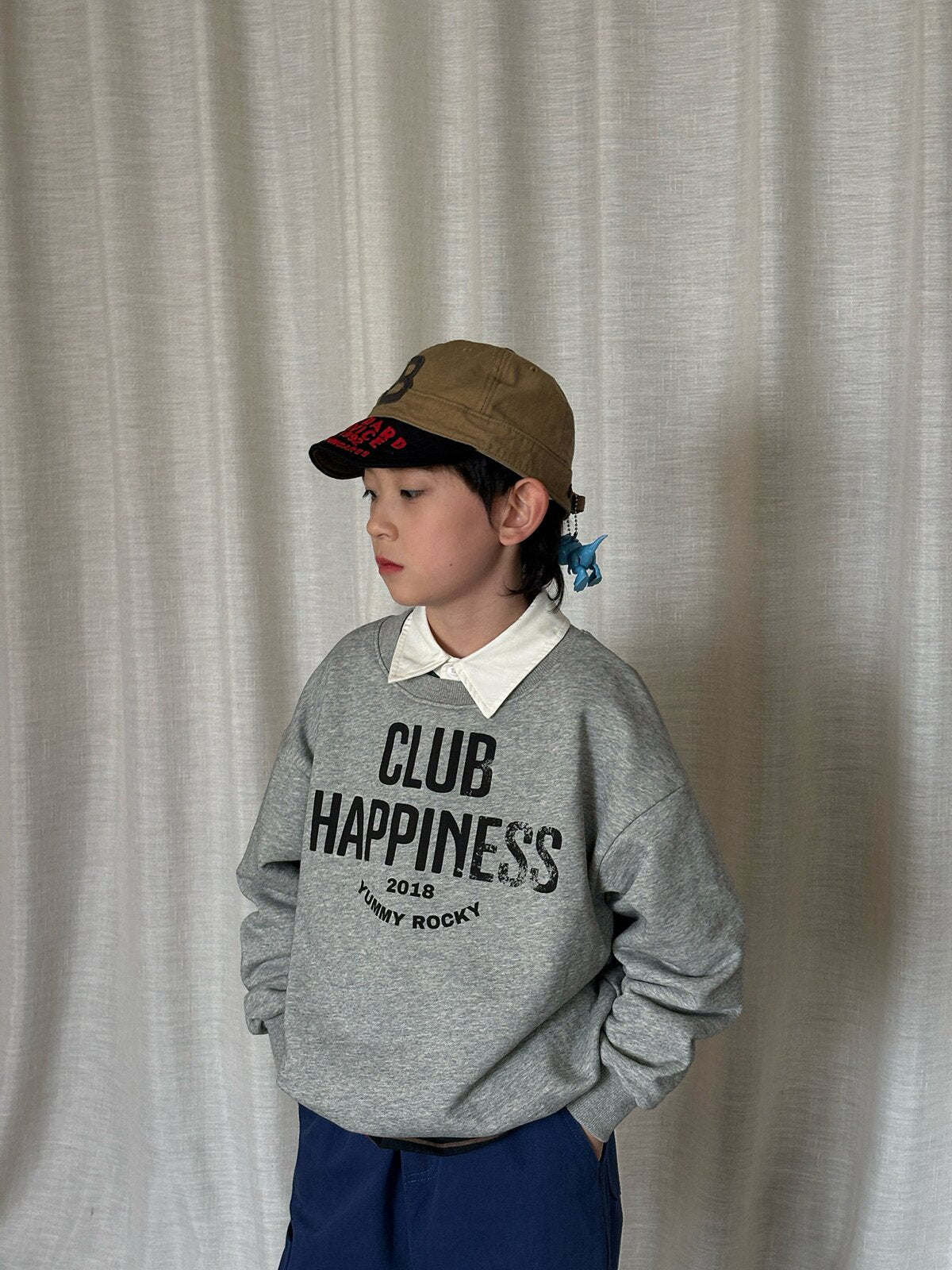 トレーナー・フーディ yummy&rocky | Star Print Soft Terry Thick T-Shirt 星柄テリー厚手長袖Tシャツ【mh0020103】