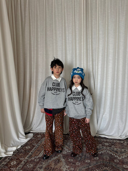 トレーナー・フーディ yummy&rocky | Star Print Soft Terry Thick T-Shirt 星柄テリー厚手長袖Tシャツ【mh0020103】