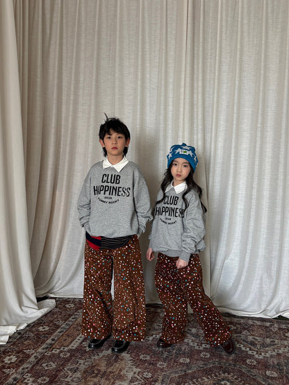 トレーナー・フーディ yummy&rocky | Star Print Soft Terry Thick T-Shirt 星柄テリー厚手長袖Tシャツ【mh0020103】