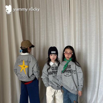 トレーナー・フーディ yummy&rocky | Star Print Soft Terry Thick T-Shirt 星柄テリー厚手長袖Tシャツ【mh0020103】