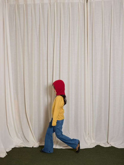 デニムパンツ yummy&rocky | Thickened Brushed Denim Bootcut Jeans 裏起毛 デニム ブーツカット ジーンズ【mh0020041】