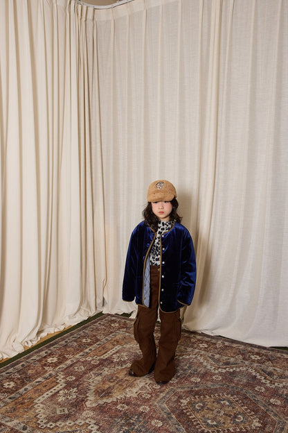 ロングパンツ・スウェットパンツ yummy&rocky | Thickened Brushed Denim Cargo Pants 裏起毛デニムカーゴベルボトム【mh0020094】