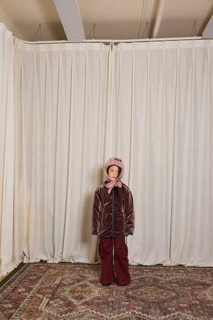 ロングパンツ・スウェットパンツ yummy&rocky | Thickened Brushed Denim Cargo Pants 裏起毛デニムカーゴベルボトム【mh0020094】