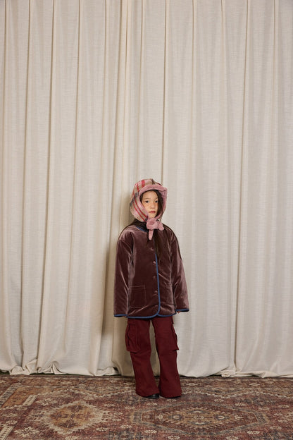 ロングパンツ・スウェットパンツ yummy&rocky | Thickened Brushed Denim Cargo Pants 裏起毛デニムカーゴベルボトム【mh0020094】