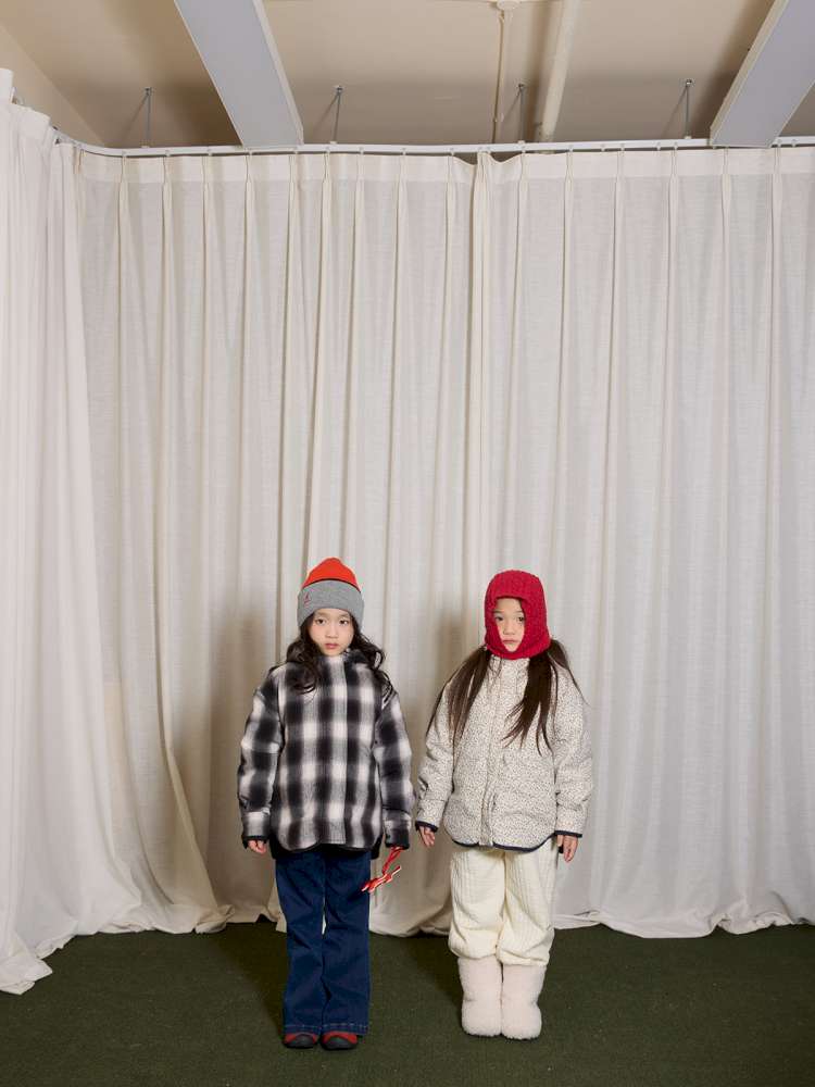 ショートコート・ジャケット・ジャンパー yummy&rocky | Thinsulate Plaid Floral Quilted Jaket フラワーチェック 中綿 ブルゾン【mh0020046】