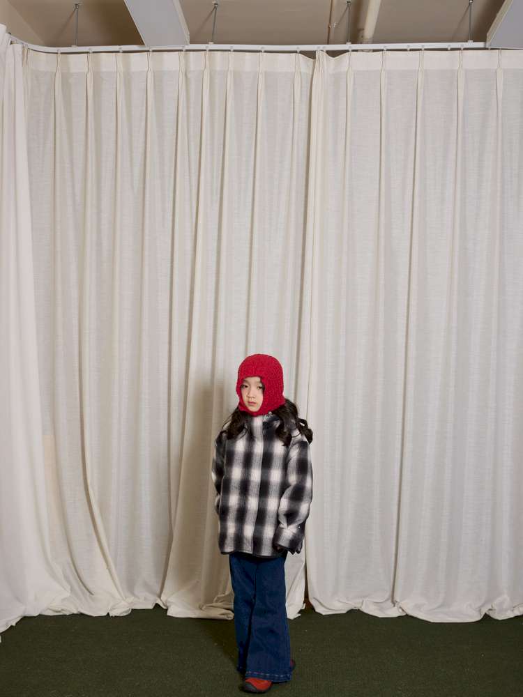 ショートコート・ジャケット・ジャンパー yummy&rocky | Thinsulate Plaid Floral Quilted Jaket フラワーチェック 中綿 ブルゾン【mh0020046】