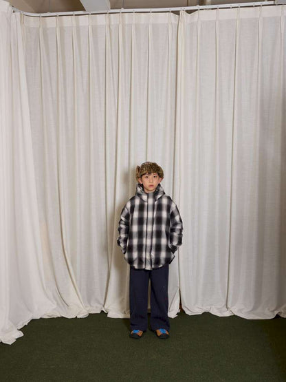 ショートコート・ジャケット・ジャンパー yummy&rocky | Thinsulate Plaid Floral Quilted Jaket フラワーチェック 中綿 ブルゾン【mh0020046】