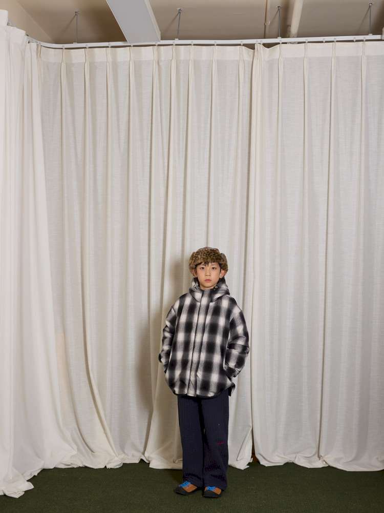 ショートコート・ジャケット・ジャンパー yummy&rocky | Thinsulate Plaid Floral Quilted Jaket フラワーチェック 中綿 ブルゾン【mh0020046】