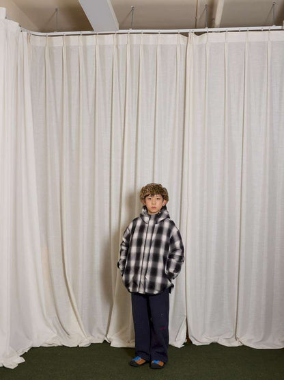 ショートコート・ジャケット・ジャンパー yummy&rocky | Thinsulate Plaid Floral Quilted Jaket フラワーチェック 中綿 ブルゾン【mh0020046】