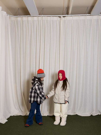 ショートコート・ジャケット・ジャンパー yummy&rocky | Thinsulate Plaid Floral Quilted Jaket フラワーチェック 中綿 ブルゾン【mh0020046】