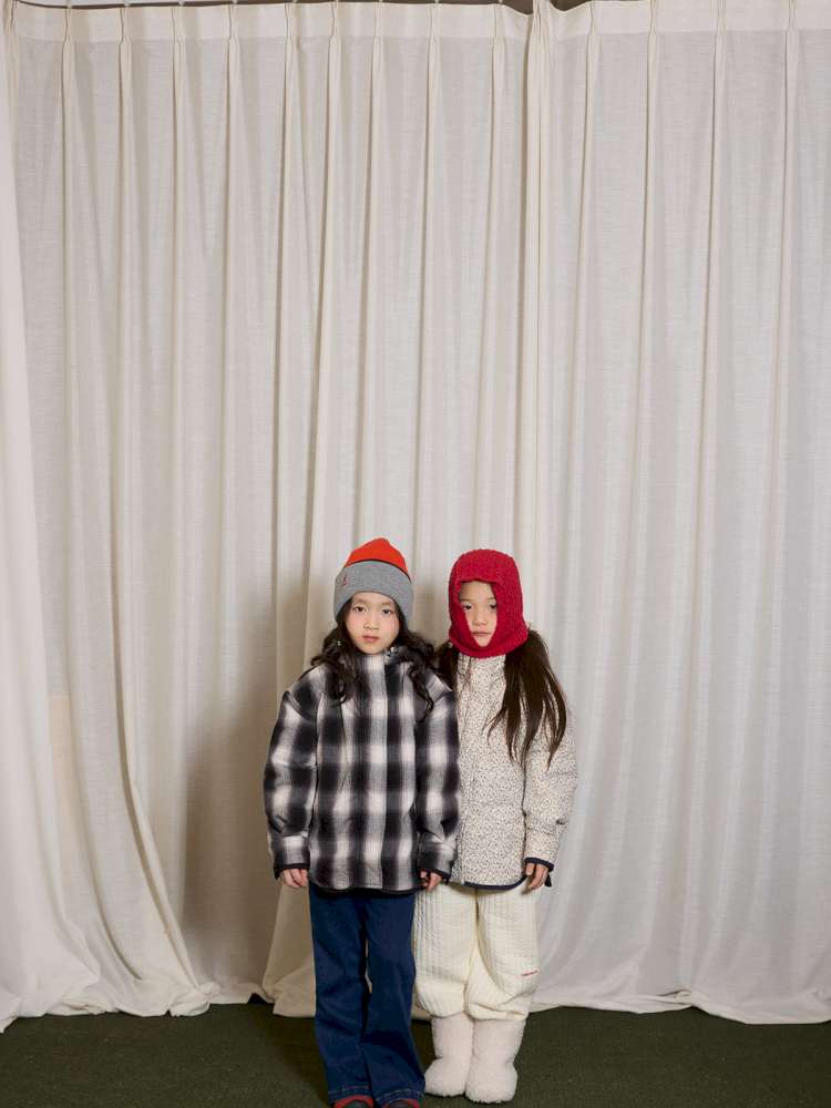 ショートコート・ジャケット・ジャンパー yummy&rocky | Thinsulate Plaid Floral Quilted Jaket フラワーチェック 中綿 ブルゾン【mh0020046】