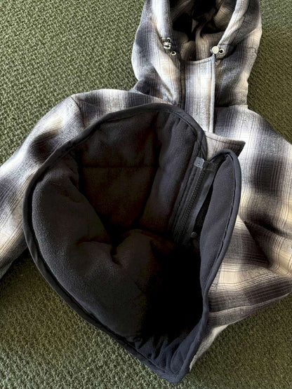 ショートコート・ジャケット・ジャンパー yummy&rocky | Thinsulate Plaid Floral Quilted Jaket フラワーチェック 中綿 ブルゾン【mh0020046】