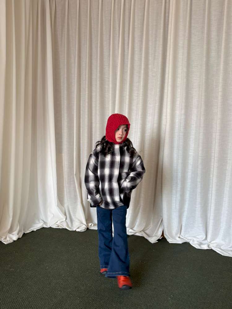 ショートコート・ジャケット・ジャンパー yummy&rocky | Thinsulate Plaid Floral Quilted Jaket フラワーチェック 中綿 ブルゾン【mh0020046】