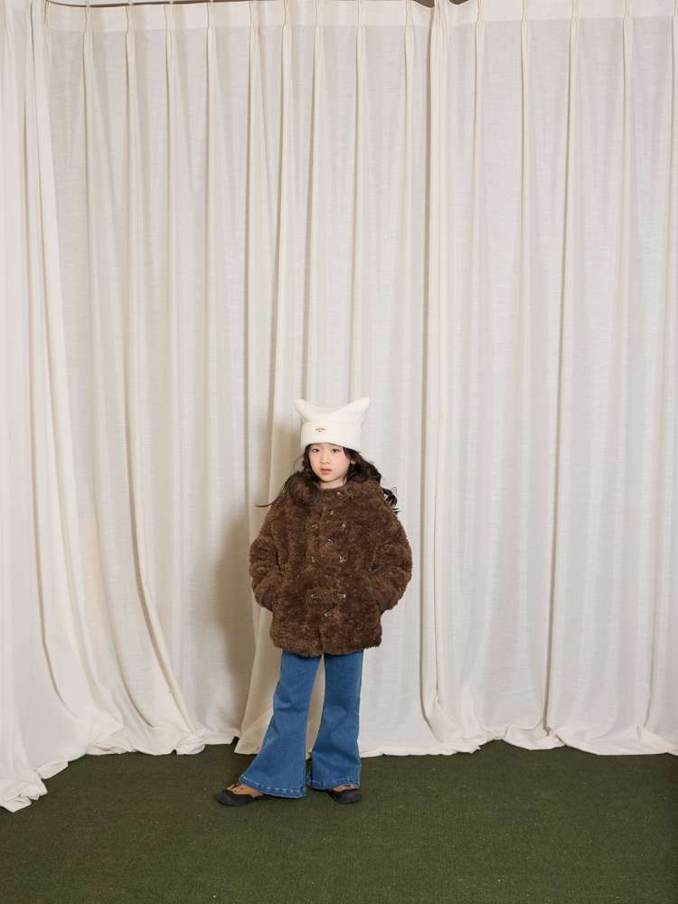 ショートコート・ジャケット・ジャンパー yummy&rocky | Thinsulate Thickened Windproof Fur Jacket 3Mシンサレート エコファー ジャケット【mh0020042】