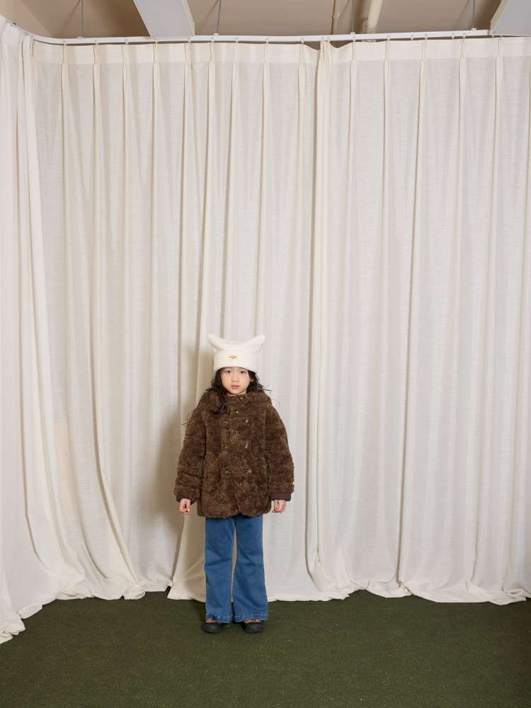 ショートコート・ジャケット・ジャンパー yummy&rocky | Thinsulate Thickened Windproof Fur Jacket 3Mシンサレート エコファー ジャケット【mh0020042】