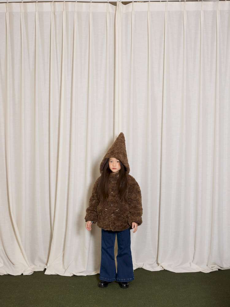 ショートコート・ジャケット・ジャンパー yummy&rocky | Thinsulate Thickened Windproof Fur Jacket 3Mシンサレート エコファー ジャケット【mh0020042】