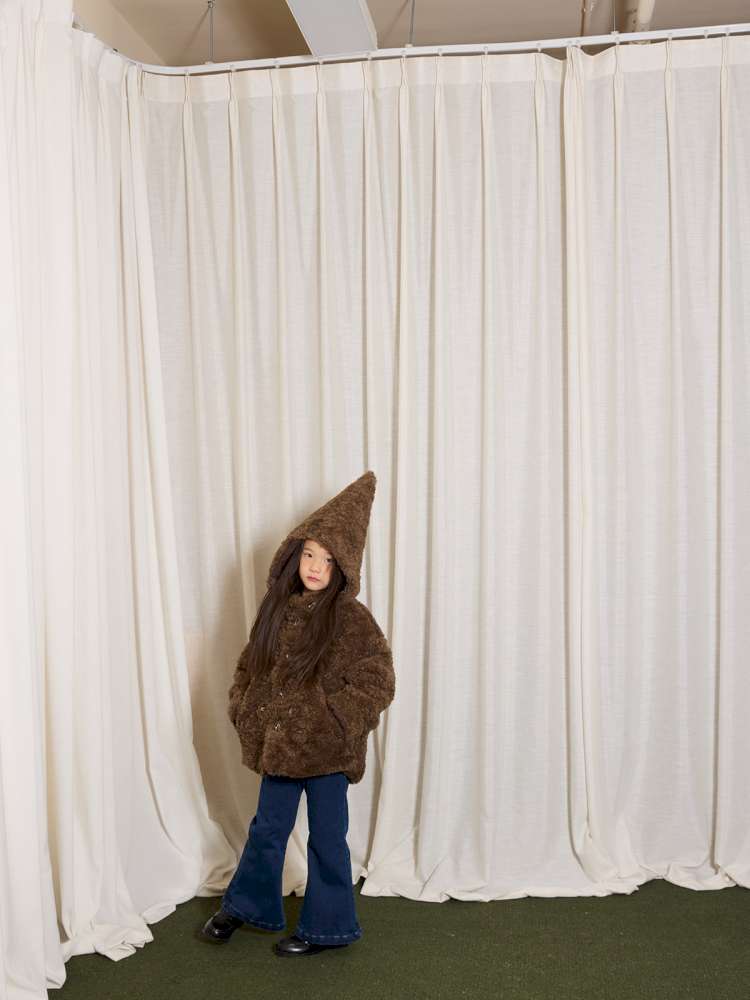 ショートコート・ジャケット・ジャンパー yummy&rocky | Thinsulate Thickened Windproof Fur Jacket 3Mシンサレート エコファー ジャケット【mh0020042】