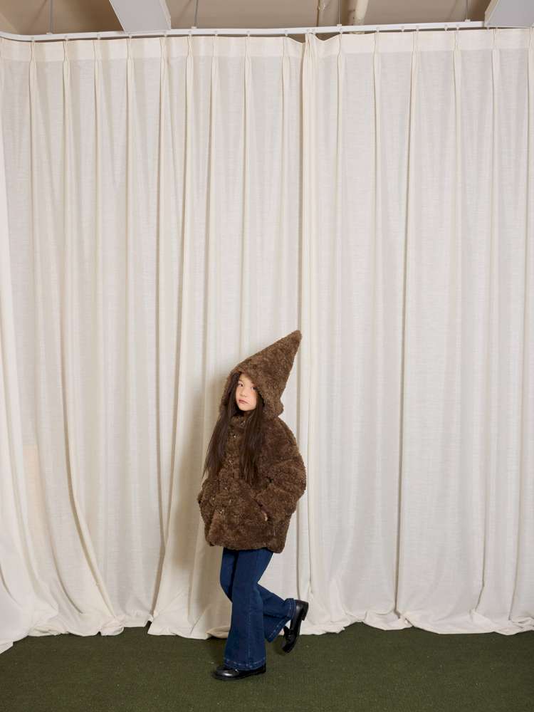 ショートコート・ジャケット・ジャンパー yummy&rocky | Thinsulate Thickened Windproof Fur Jacket 3Mシンサレート エコファー ジャケット【mh0020042】