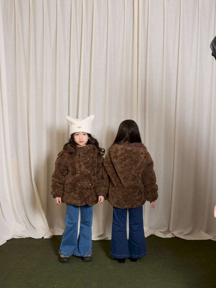 ショートコート・ジャケット・ジャンパー yummy&rocky | Thinsulate Thickened Windproof Fur Jacket 3Mシンサレート エコファー ジャケット【mh0020042】