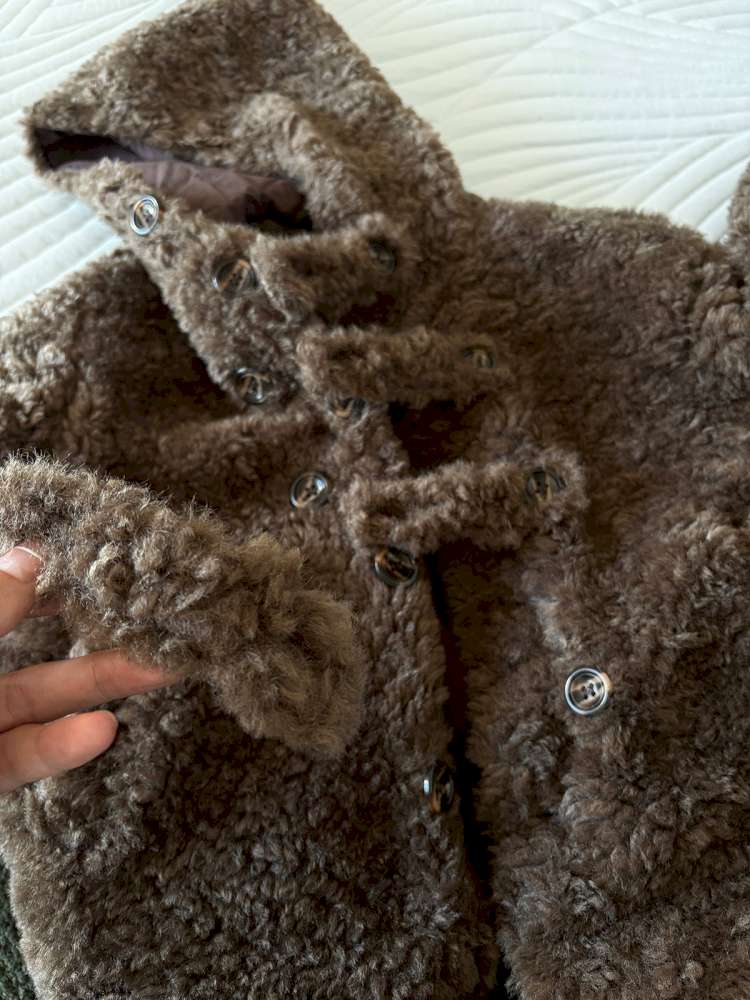 ショートコート・ジャケット・ジャンパー yummy&rocky | Thinsulate Thickened Windproof Fur Jacket 3Mシンサレート エコファー ジャケット【mh0020042】