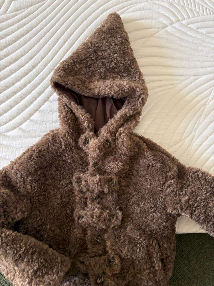ショートコート・ジャケット・ジャンパー yummy&rocky | Thinsulate Thickened Windproof Fur Jacket 3Mシンサレート エコファー ジャケット【mh0020042】