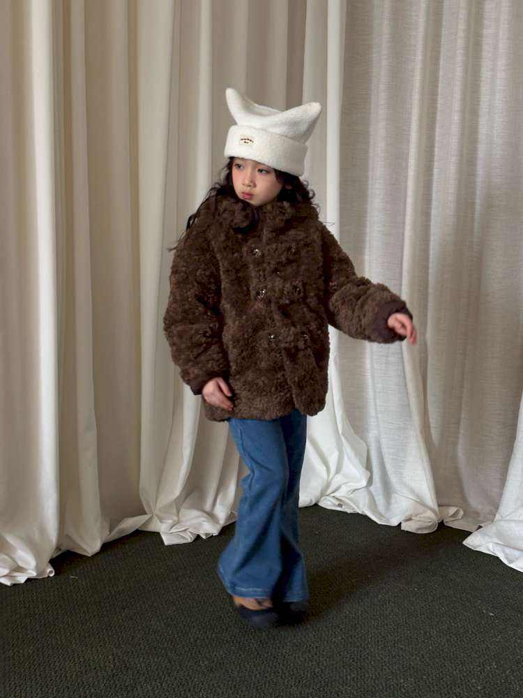ショートコート・ジャケット・ジャンパー yummy&rocky | Thinsulate Thickened Windproof Fur Jacket 3Mシンサレート エコファー ジャケット【mh0020042】