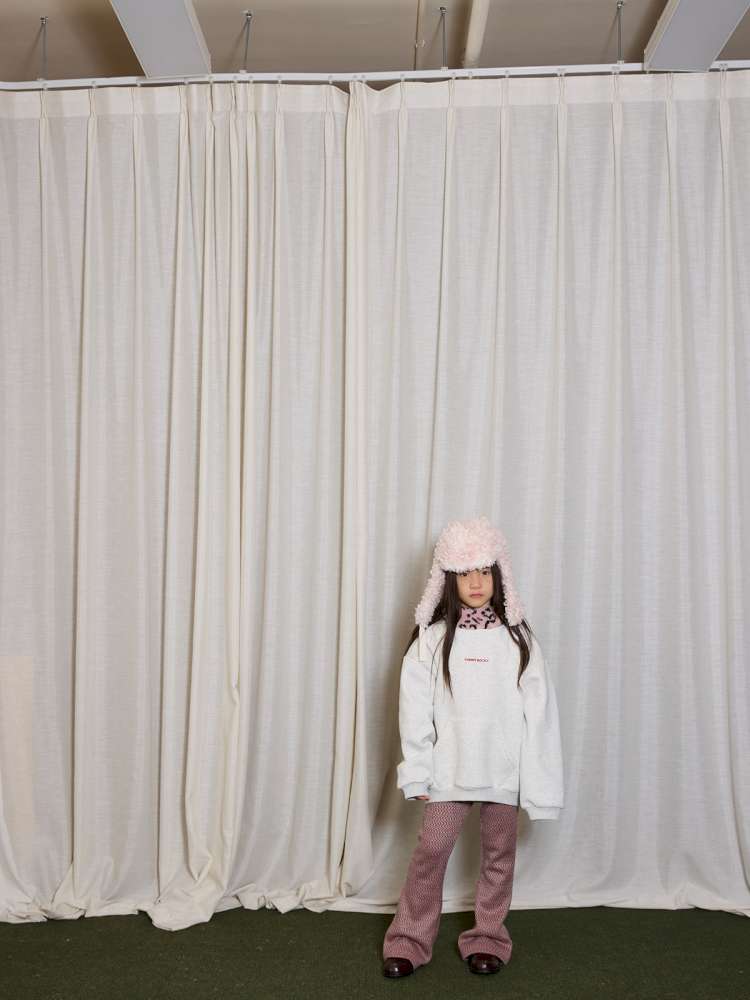 ロングパンツ・スウェットパンツ yummy&rocky | Two-Color Yarn-Dyed Brushed Bootcut Pants 杢調起毛 ストレッチ ブーツカットパンツ【mh0020062】