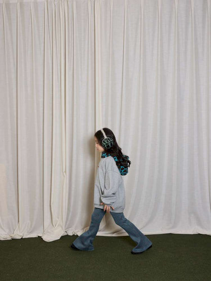 ロングパンツ・スウェットパンツ yummy&rocky | Two-Color Yarn-Dyed Brushed Bootcut Pants 杢調起毛 ストレッチ ブーツカットパンツ【mh0020062】