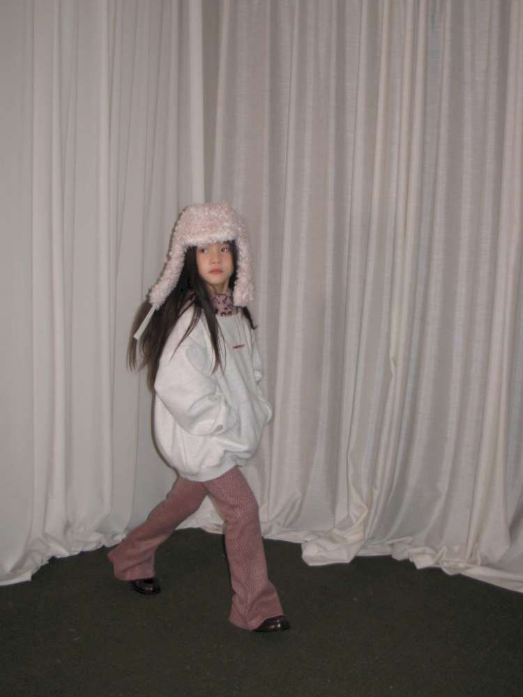 ロングパンツ・スウェットパンツ yummy&rocky | Two-Color Yarn-Dyed Brushed Bootcut Pants 杢調起毛 ストレッチ ブーツカットパンツ【mh0020062】