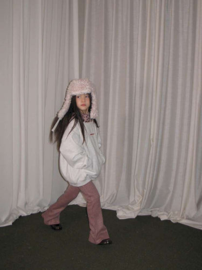 ロングパンツ・スウェットパンツ yummy&rocky | Two-Color Yarn-Dyed Brushed Bootcut Pants 杢調起毛 ストレッチ ブーツカットパンツ【mh0020062】