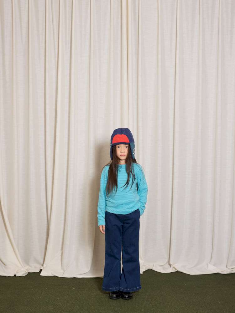 yummy&rocky | Antibacterial Striped Soft Base Layer 抗菌 防寒 ストライプ インナー トップス【mh0020057】 yummy&rocky 長袖Tシャツ