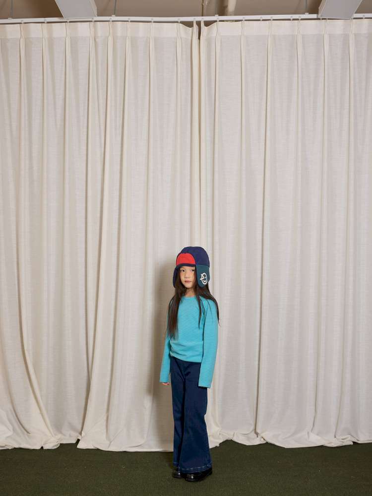 yummy&rocky | Antibacterial Striped Soft Base Layer 抗菌 防寒 ストライプ インナー トップス【mh0020057】 yummy&rocky 長袖Tシャツ