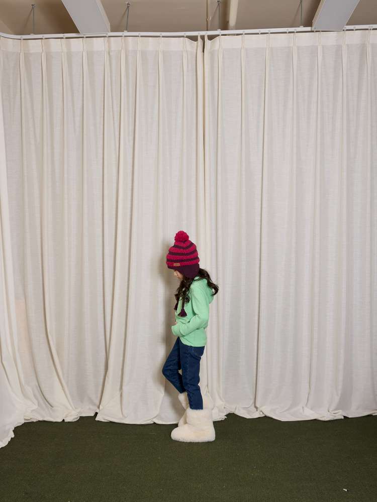 長袖Tシャツ yummy&rocky | Antibacterial Pinstripe Hooded Base Layer ピンストライプ フーデッド インナー【mh0020056】