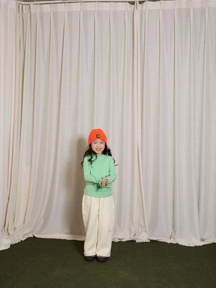 長袖Tシャツ yummy&rocky | Antibacterial Pinstripe Hooded Base Layer ピンストライプ フーデッド インナー【mh0020056】