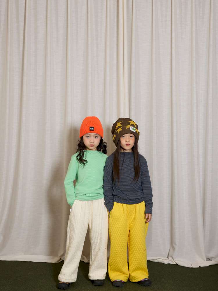 長袖Tシャツ yummy&rocky | Antibacterial Pinstripe Hooded Base Layer ピンストライプ フーデッド インナー【mh0020056】