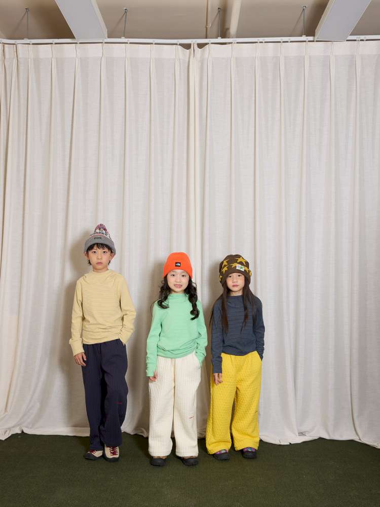 長袖Tシャツ yummy&rocky | Antibacterial Pinstripe Hooded Base Layer ピンストライプ フーデッド インナー【mh0020056】