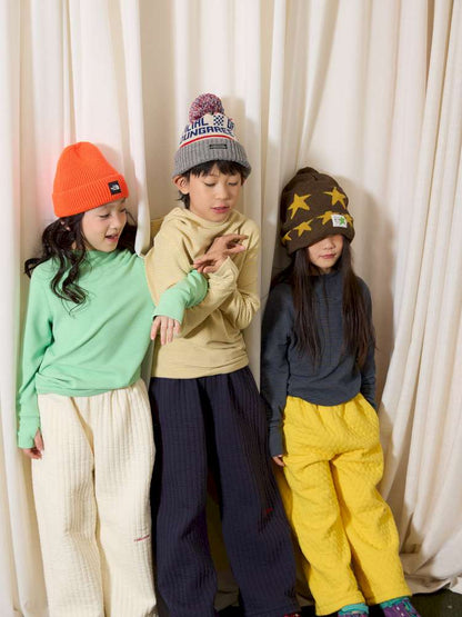 長袖Tシャツ yummy&rocky | Antibacterial Pinstripe Hooded Base Layer ピンストライプ フーデッド インナー【mh0020056】