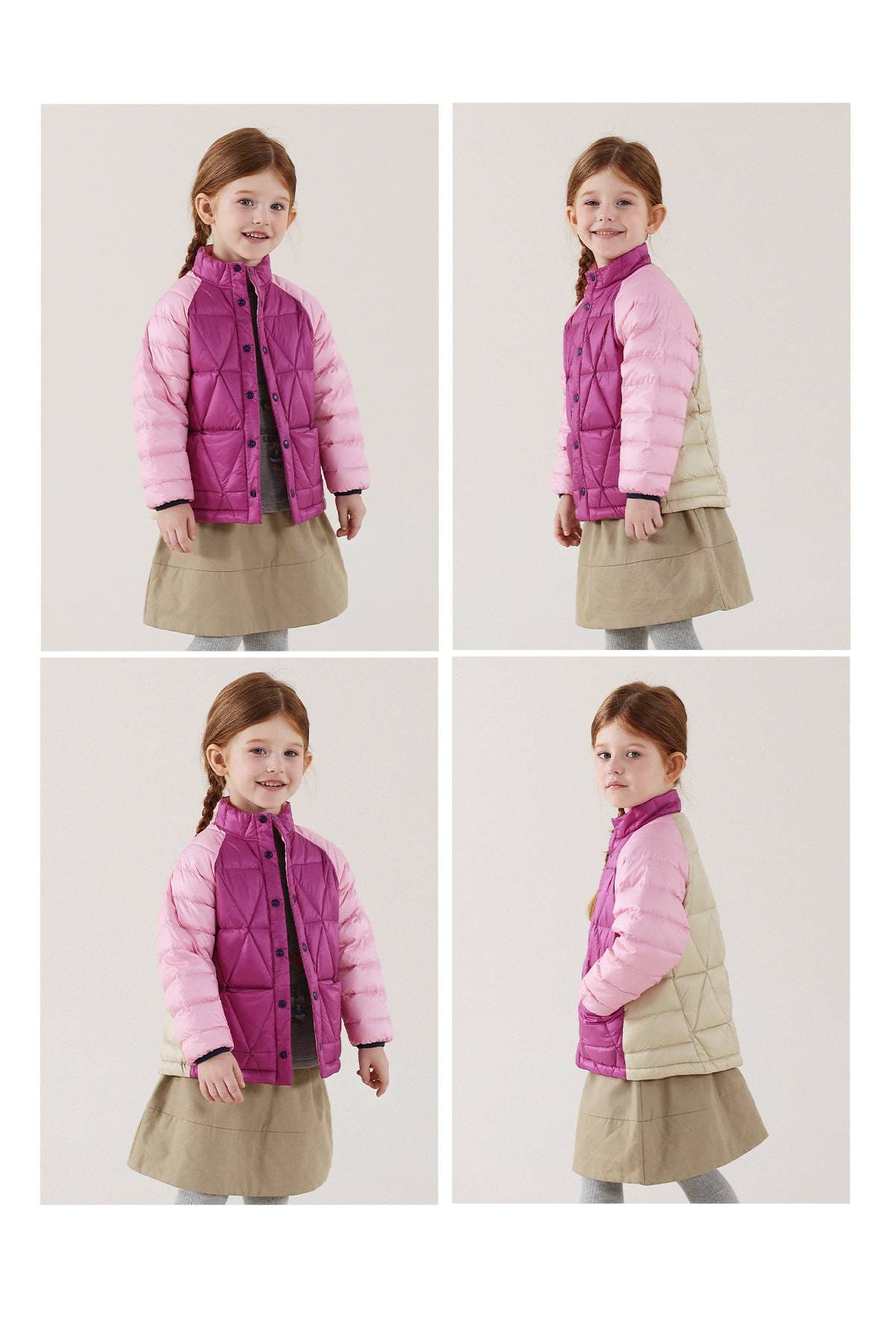 ショートコート・ジャケット・ジャンパー キッズ ダウンジャケット 90%ホワイトダックダウン 撥水 軽量 アウター【mh0011344】