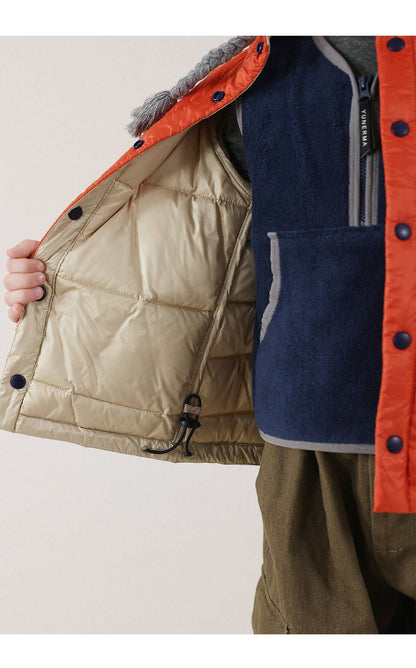 ショートコート・ジャケット・ジャンパー キッズ ダウンジャケット 90%ホワイトダックダウン 撥水 軽量 アウター【mh0011344】