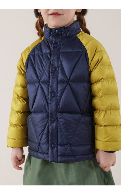 ショートコート・ジャケット・ジャンパー キッズ ダウンジャケット 90%ホワイトダックダウン 撥水 軽量 アウター【mh0011344】